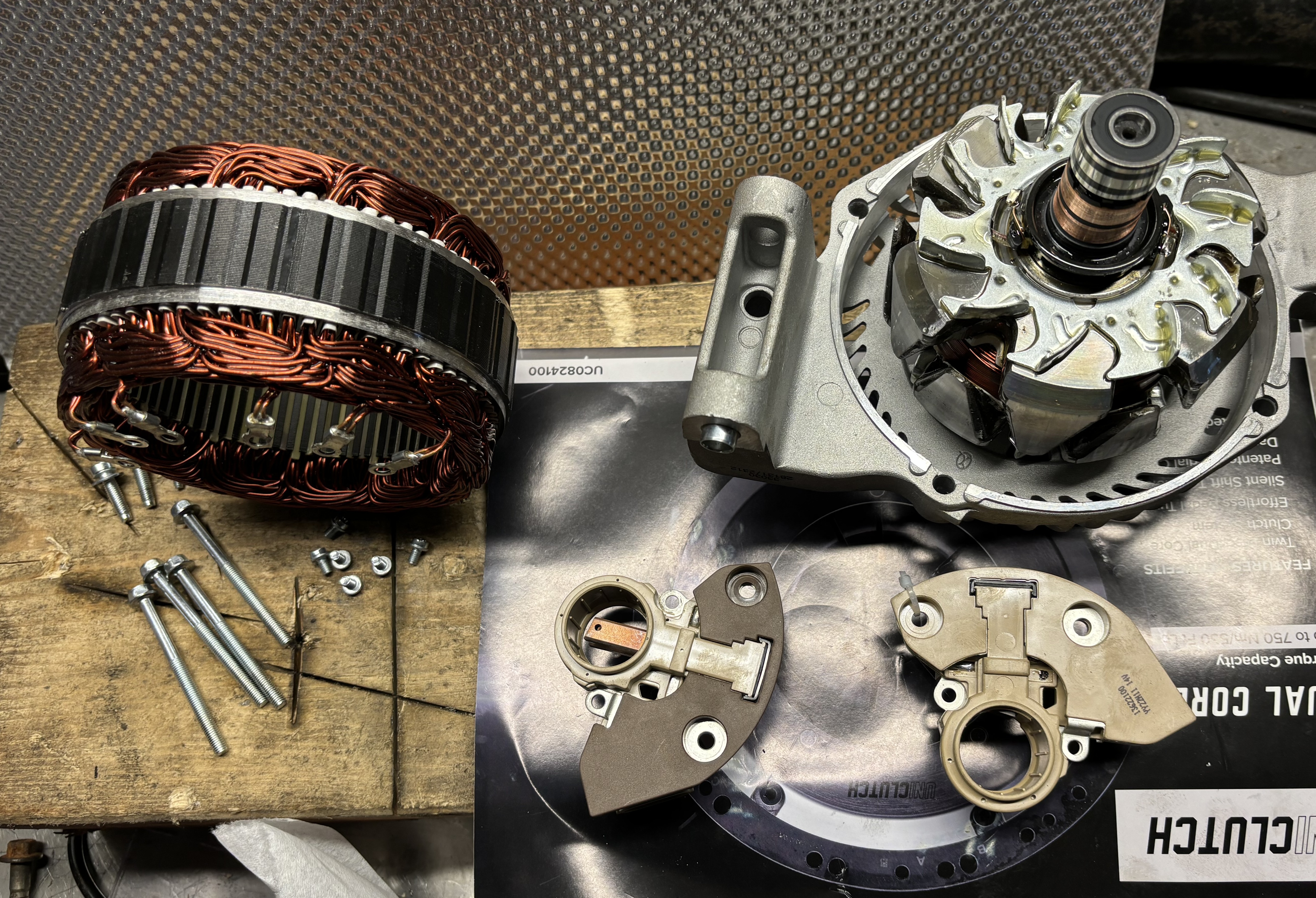 Alternator relocation and IM547 conversion