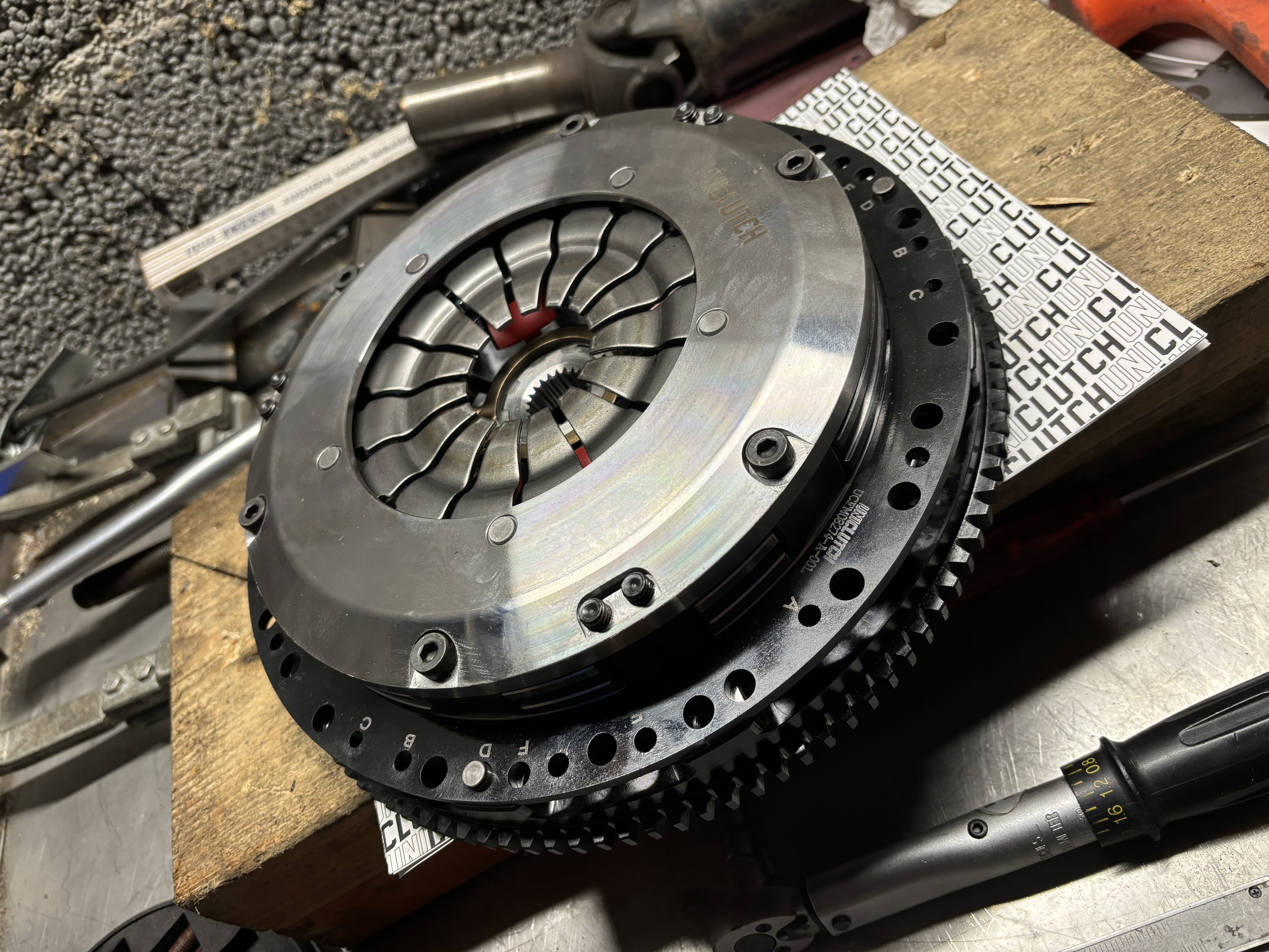 UniClutch twin plate clutch install